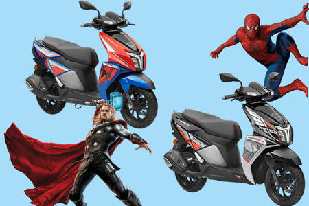 TVS NTorq 125 Spiderman & Thor Edition: Photo Gallery