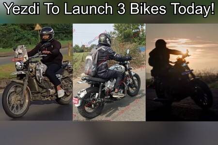 Yezdi Adventure, Roadking Scrambler, Cruiser Launch Today