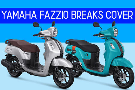 Yamaha Fazzio 125cc Scooter Breaks Cover Overseas