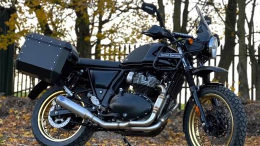 Royal Enfield Interceptor 650 Tastefully Modified Into Himalayan 650