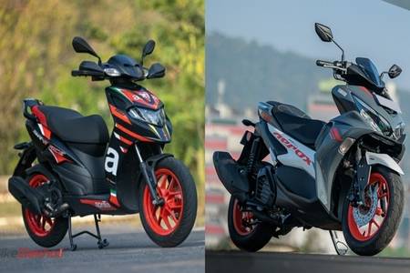 Yamaha Aerox 155 vs Aprilia SR160 Race: Real-World Performance & Mileage Comparison