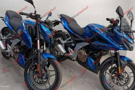 Bajaj Pulsar F250 And N250 Spotted In A New Blue Colour At Dealerships