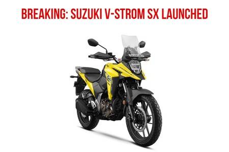 Breaking: Suzuki’s ADV Tourer V-Strom SX Launched At Rs 2.11 Lakh