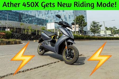 Ather 450X Gets Extra Riding Mode Via OTA Update Optimising Range And Performance