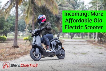 More Affordable Ola Scooter Incoming!