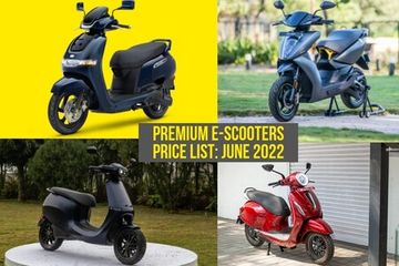 Premium Electric Scooters Price List In June 2022: Ather 450X, Bajaj Chetak, And More Premium Electric Scooters Price List In June 2022: Ather 450X, Bajaj Chetak, And More