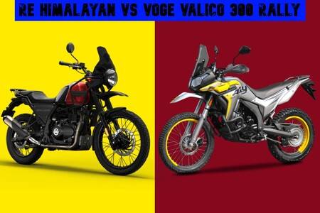 Voge Valico 300 Rally vs Royal Enfield Himalayan: Image Comparison