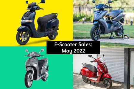 Electric Scooter Sales May 2022: Ather 450X, TVS iQube, Bajaj Chetak, And More