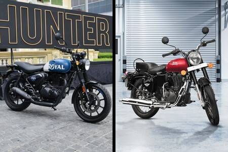 Royal Enfield Hunter 350 Vs Bullet 350: Price Comparison