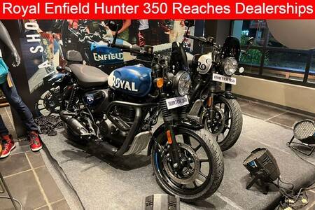 The Royal Enfield Hunter 350 Has Reached Dealerships