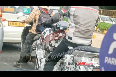 TVS Creon-based E-scooter Spied In Bengaluru