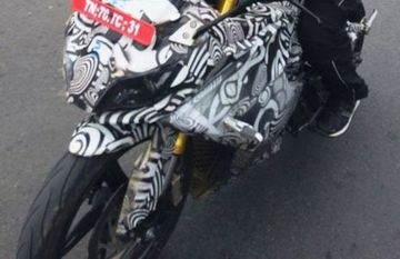 TVS Akula's Latest Spy Pics Reveal The Front Fascia TVS Akula's Latest Spy Pics Reveal The Front Fascia