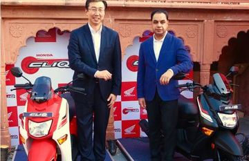Honda Cliq Launched At Rs 42,499 Honda Cliq Launched At Rs 42,499