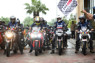 TVS AOG Flags Off ‘Race To The Clouds’