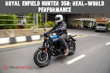 Royal Enfield Hunter 350 Real World Mileage, Acceleration, And Braking Performance Explained