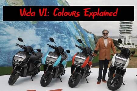 Vida V1 e-Scooter: Colours Explained