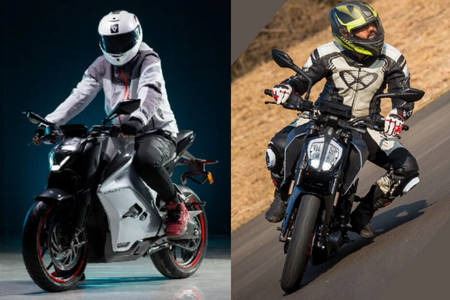 Ultraviolette F77 vs KTM 390 Duke: Price Comparison