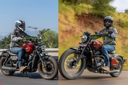 Keeway V302C vs Jawa 42 Bobber: Image Comparison