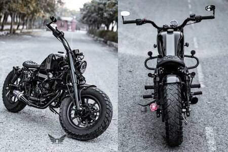 Mean-looking Modified Bajaj Avenger 220 By Delhi-based Neev Motorcycles