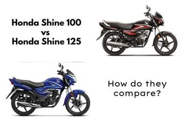 Honda Shine 100 Vs Shine 125: Differences Explained In 8 Pics Honda Shine 100 Vs Shine 125: Differences Explained In 8 Pics