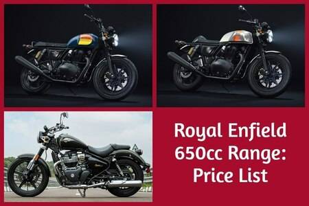 Royal Enfield’s 650cc Trio: Latest Price List Revealed