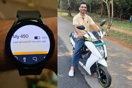 Watch Video: This Is How You Can Access Your Ather 450X With A Smartwatch