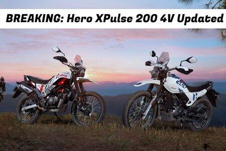 BREAKING: Hero Rides In With The Updated And More Hardcore XPulse 200 4V