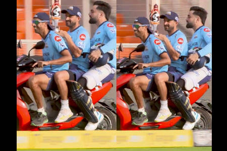 IPL Stars: Ashish Nehra, Mohit Sharma and Rashid Khan Spotted Having Fun On The Ather e-Scooter IPL Stars: Ashish Nehra, Mohit Sharma and Rashid Khan Spotted Having Fun On The Ather e-Scooter