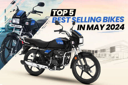 Top 5 Best-Selling Bikes In India In May 2024