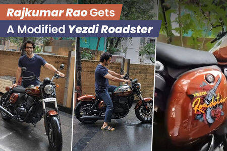 Rajkummar Rao Gets A Specially Modified Yezdi Roadster 