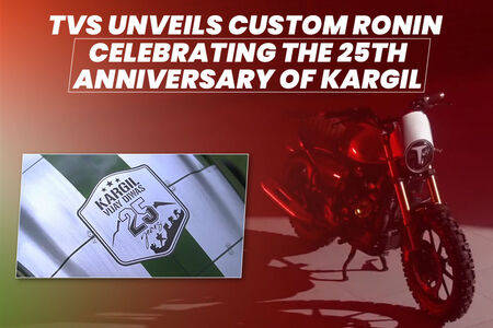 TVS Ronin Parakram Unveiled: Pays Tribute To 25th Kargil Vijay Diwas