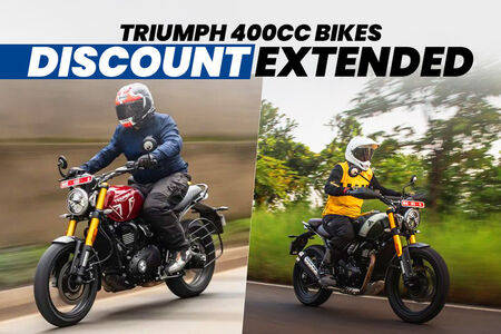 Triumph Speed 400 And Scrambler 400 X Discount Validity Extended 