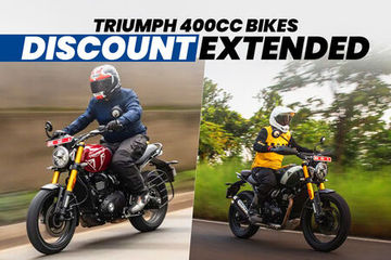 Triumph Speed 400 And Scrambler 400 X Discount Validity Extended Triumph Speed 400 And Scrambler 400 X Discount Validity Extended
