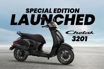 Bajaj Chetak 3201 Special Edition Launched Exclusively On Amazon At Rs 1.28 Lakh Bajaj Chetak 3201 Special Edition Launched Exclusively On Amazon At Rs 1.28 Lakh