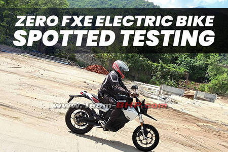 Zero FXE Electric Bike Spotted Testing In India