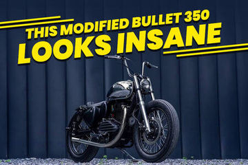 This Modified Royal Enfield Bullet 350 Looks Amazing