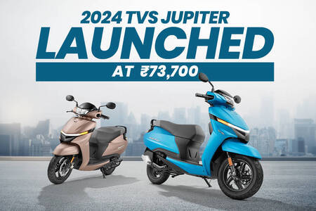 BREAKING: 2024 TVS Jupiter Launched In India At Rs 73,700 BREAKING: 2024 TVS Jupiter Launched In India At Rs 73,700