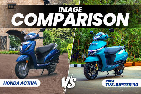 2024 TVS Jupiter 110 vs Honda Activa 6G: Image Comparison