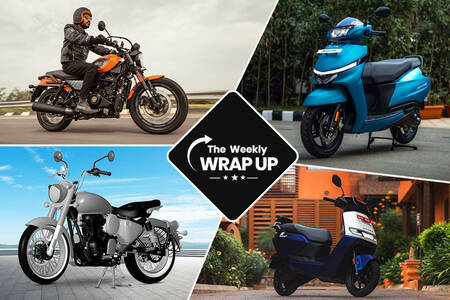 Top 5 News Pieces Of The Week: 2024 TVS Jupiter Launched, Royal Enfield Shotgun 350 Spied, Harley-Davidson X440 New Colours Launched & More