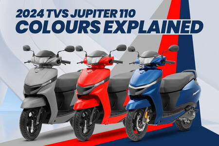 2024 TVS Jupiter 110 Colours Explained