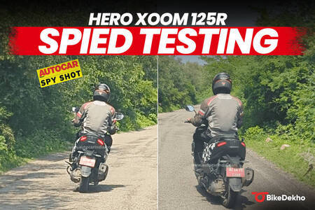 Upcoming Hero Xoom 125R Spied Testing, Ahead Of Its Launch