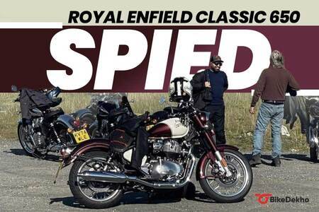 New Royal Enfield Classic 650 Spied 