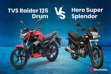 TVS Raider 125 Drum Vs Hero Super Splendor