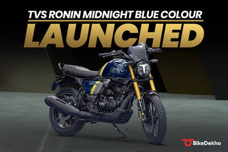 TVS Ronin Prices Now Start At Rs 1.35 Lakh, New Midnight Blue Colour Launched