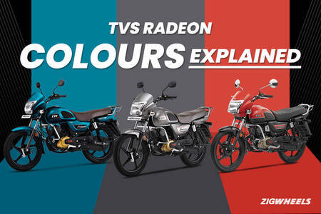 TVS Radeon: Colours Explained in Detail