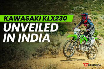 BREAKING: Kawasaki KLX230 Unveiled in India BREAKING: Kawasaki KLX230 Unveiled in India