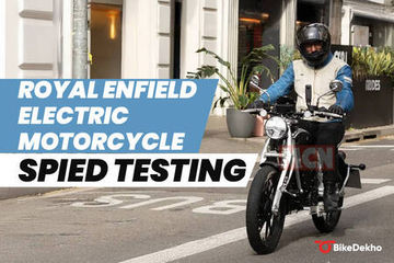 Royal Enfield Electric Bike Spied Testing Royal Enfield Electric Bike Spied Testing