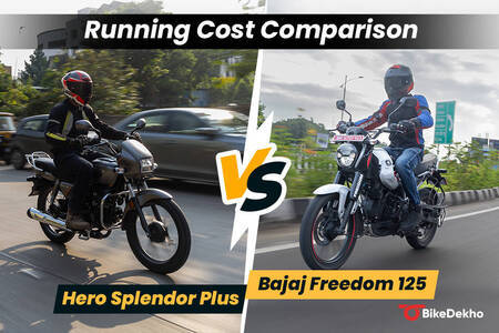 Hero Splendor Plus XTEC 2.0 vs Bajaj Freedom 125: Running Cost Comparison