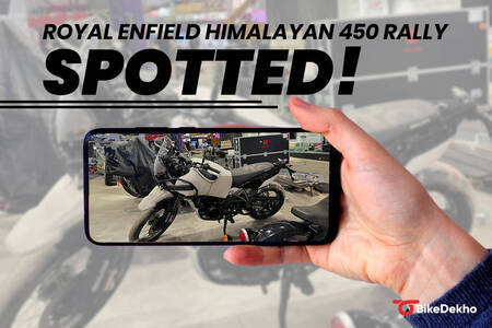 Himalayan 450 Rally Spotted Before its Launch at EICMA 