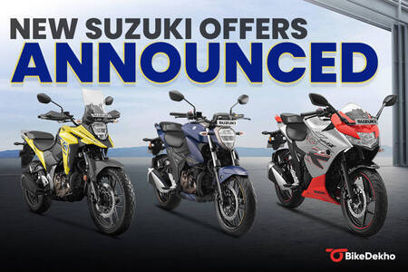 Suzuki Offers Announced For Its Bikes In India